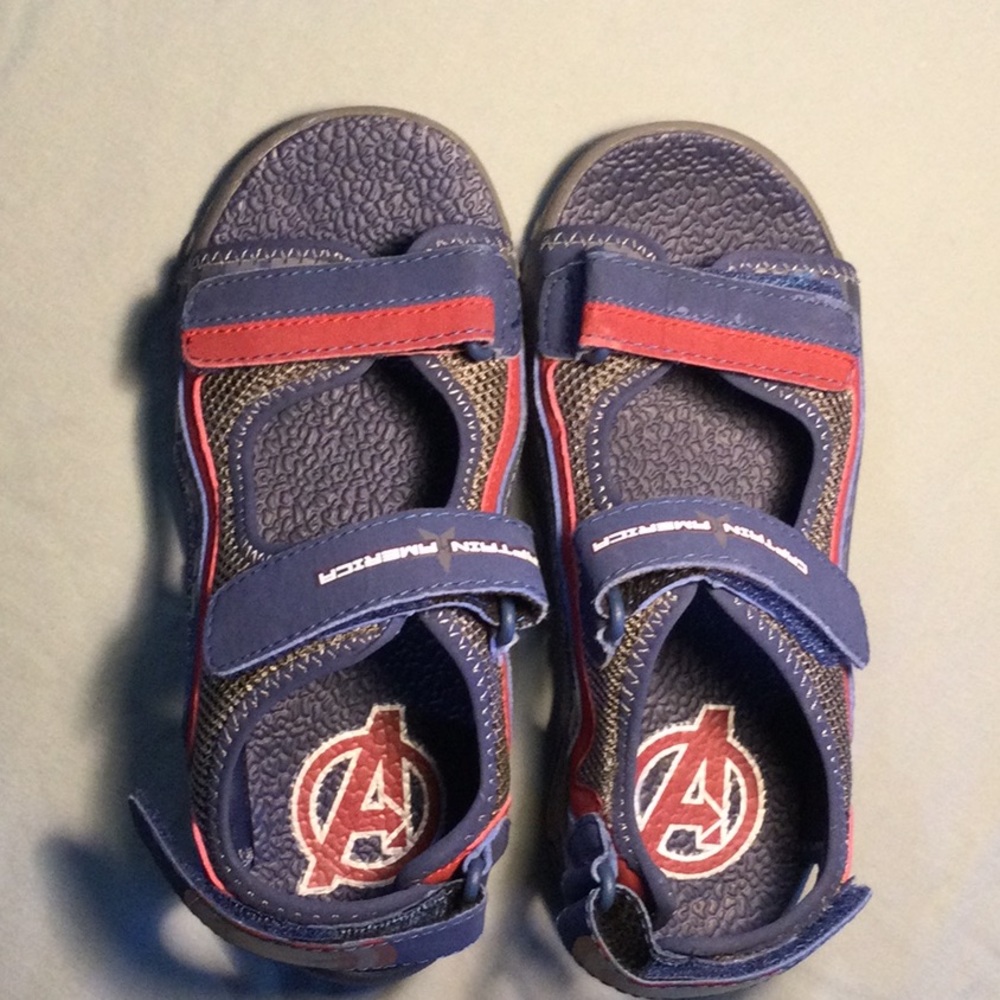 Marvel size 1 little boys sandals
